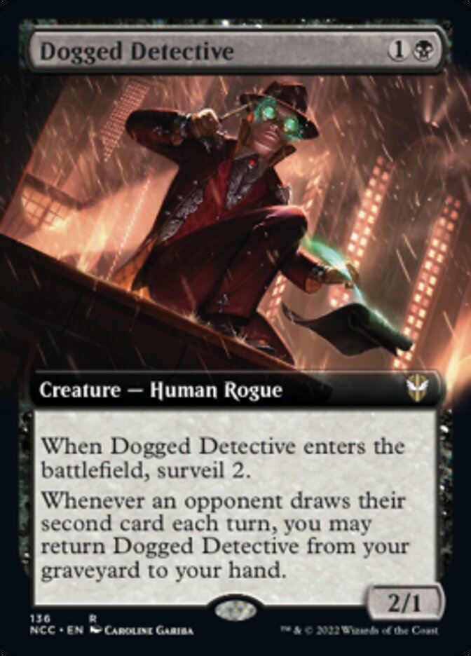 Dogged Detective (Extended Art) [Streets of New Capenna Commander] | Exor Games Truro