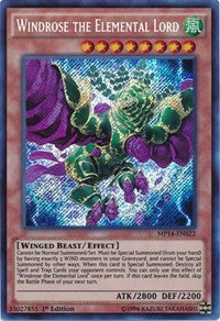 Windrose the Elemental Lord [MP14-EN022] Secret Rare | Exor Games Truro