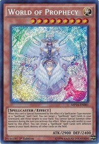 World of Prophecy [MP14-EN081] Secret Rare | Exor Games Truro