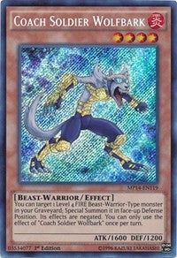 Coach Soldier Wolfbark [MP14-EN119] Secret Rare | Exor Games Truro