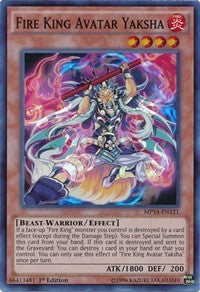 Fire King Avatar Yaksha [MP14-EN121] Super Rare | Exor Games Truro