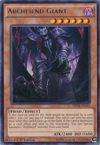 Archfiend Giant [MP14-EN181] Rare | Exor Games Truro