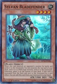 Sylvan Bladefender [MP14-EN186] Super Rare | Exor Games Truro