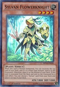 Sylvan Flowerknight [MP14-EN199] Super Rare | Exor Games Truro