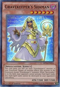 Gravekeeper's Shaman [MP14-EN214] Super Rare | Exor Games Truro