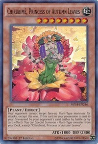 Chirubime, Princess of Autumn Leaves [MP14-EN216] Super Rare | Exor Games Truro