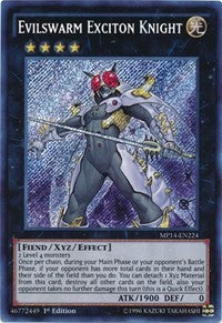 Evilswarm Exciton Knight [MP14-EN224] Secret Rare | Exor Games Truro