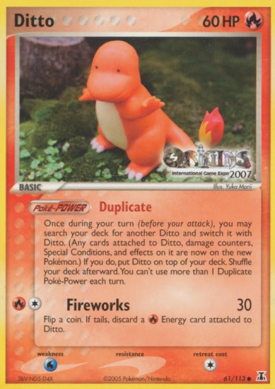 Ditto (61/113) (Origins Game Fair 2007) [EX: Delta Species] | Exor Games Truro