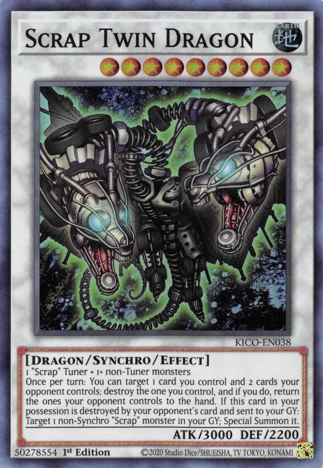 Scrap Twin Dragon [KICO-EN038] Super Rare | Exor Games Truro