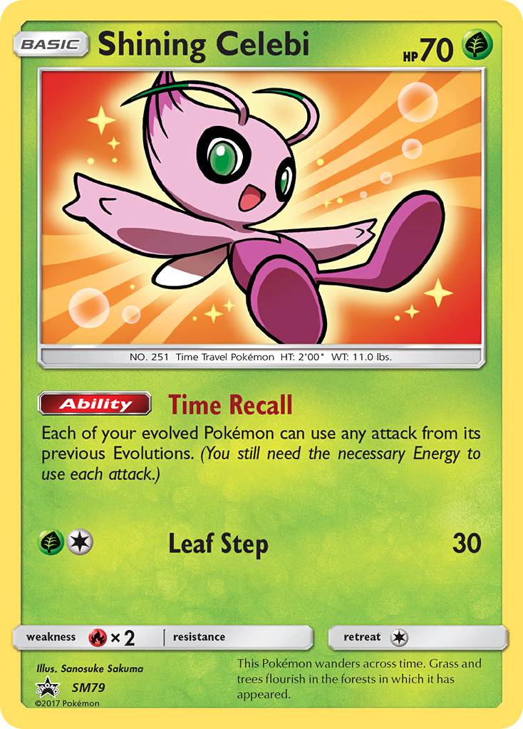 Shining Celebi (SM79) [Sun & Moon: Black Star Promos] | Exor Games Truro