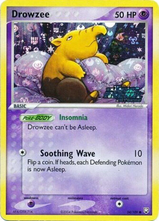 Drowzee (54/109) (Stamped) [EX: Team Rocket Returns] | Exor Games Truro