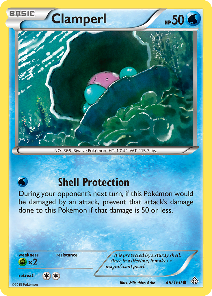 Clamperl (49/160) [XY: Primal Clash] | Exor Games Truro