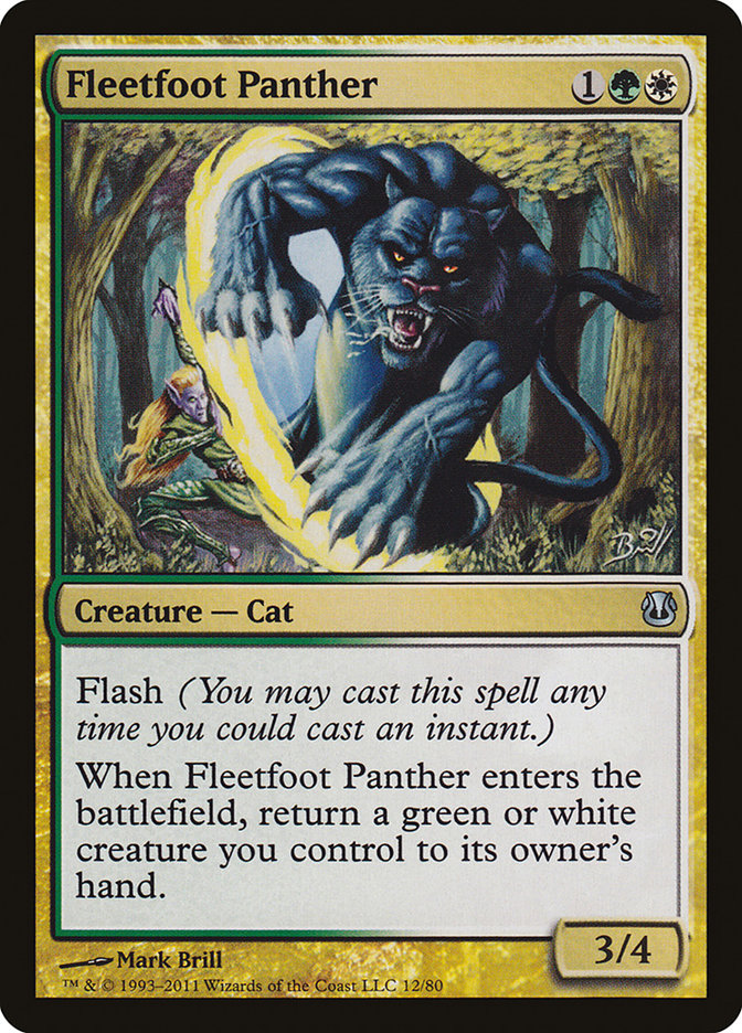 Fleetfoot Panther [Duel Decks: Ajani vs. Nicol Bolas] | Exor Games Truro