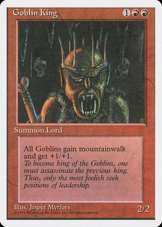 Goblin King [Fourth Edition] | Exor Games Truro