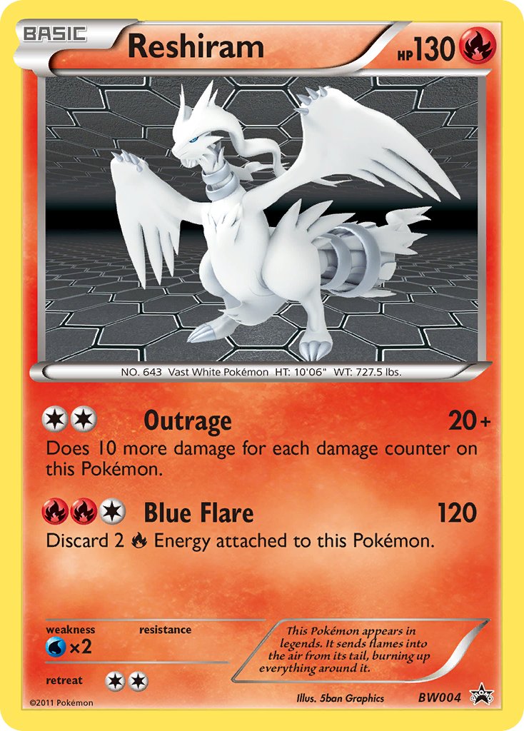 Reshiram (BW004) [Black & White: Black Star Promos] | Exor Games Truro