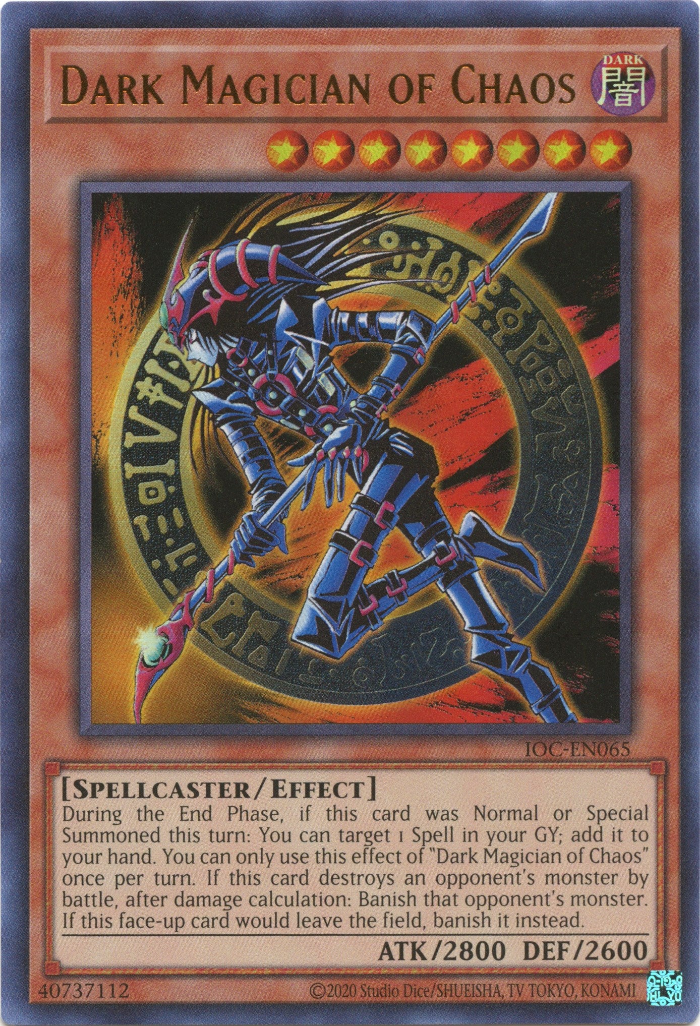 Dark Magician of Chaos (25th Anniversary) [IOC-EN065] Ultra Rare | Exor Games Truro