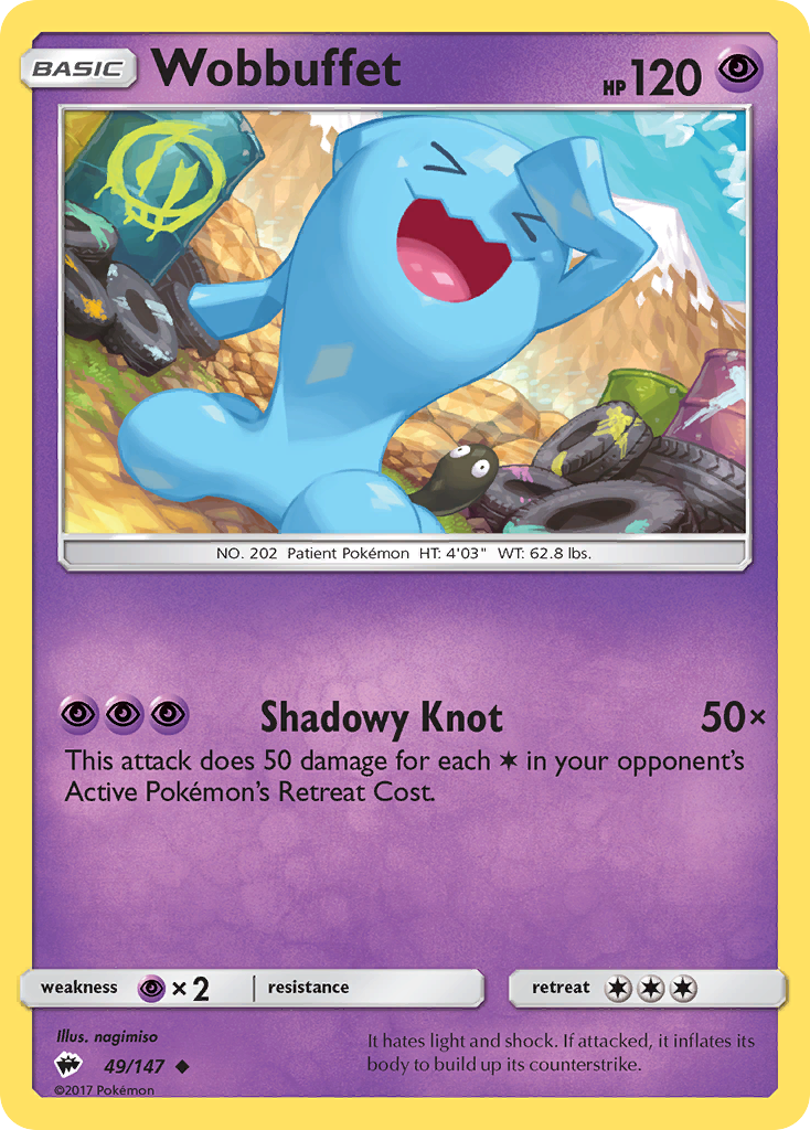 Wobbuffet (49/147) [Sun & Moon: Burning Shadows] | Exor Games Truro