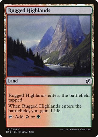 Rugged Highlands [Commander 2019] | Exor Games Truro