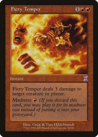 Fiery Temper [Time Spiral Timeshifted] | Exor Games Truro