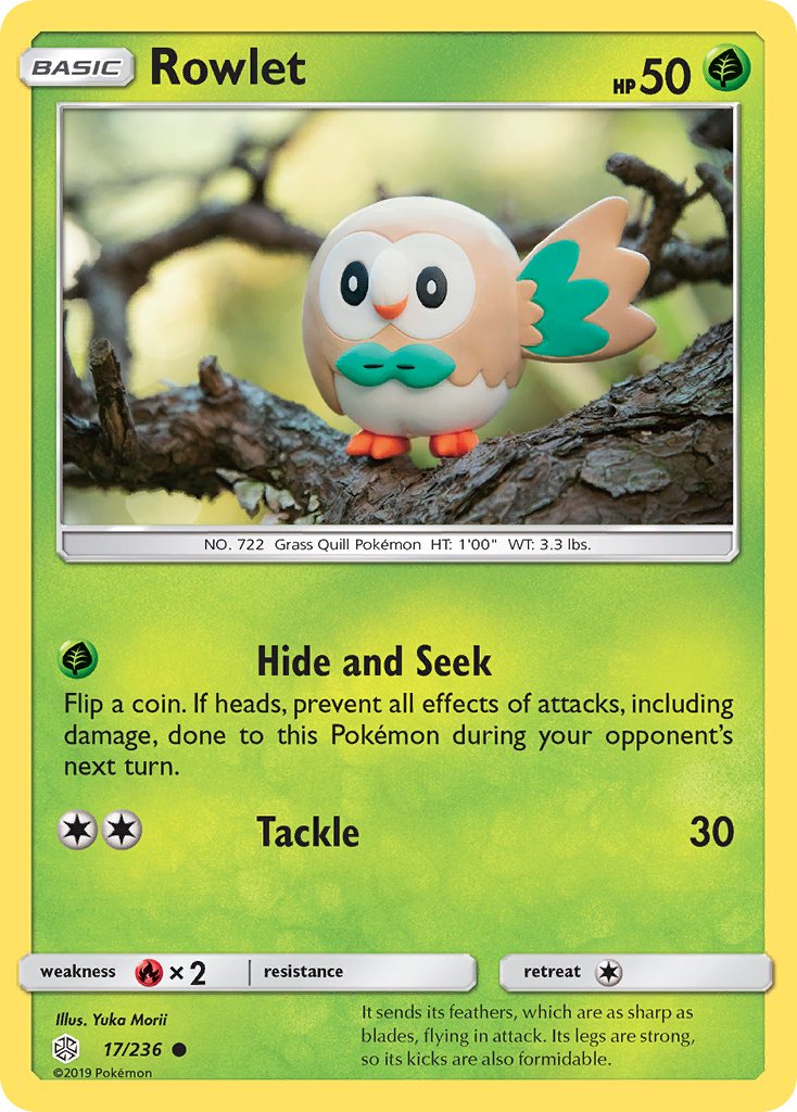 Rowlet (17/236) [Sun & Moon: Cosmic Eclipse] | Exor Games Truro