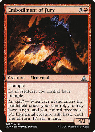Embodiment of Fury [Oath of the Gatewatch] | Exor Games Truro