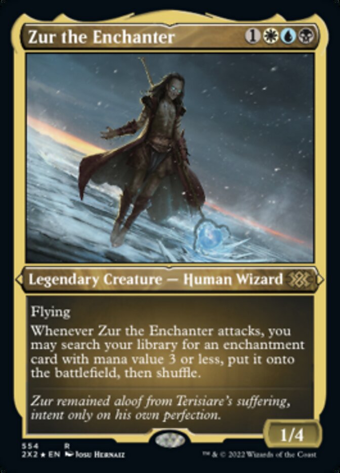 Zur the Enchanter (Foil Etched) [Double Masters 2022] | Exor Games Truro