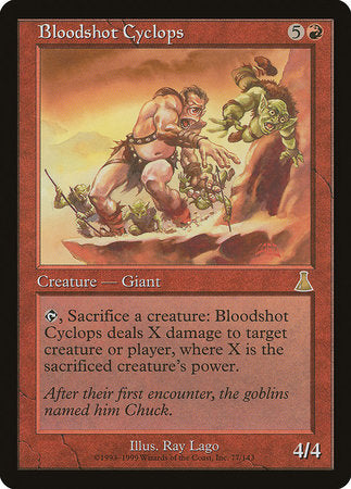 Bloodshot Cyclops [Urza's Destiny] | Exor Games Truro