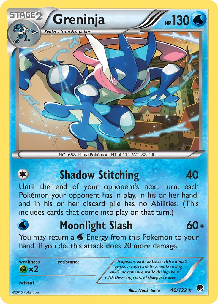 Greninja (40/122) (Theme Deck Exclusive) [XY: BREAKpoint] | Exor Games Truro