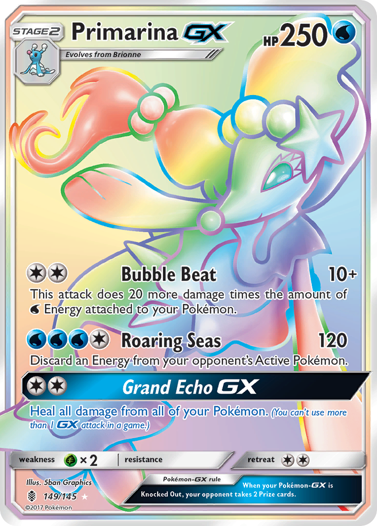 Primarina GX (149/145) [Sun & Moon: Guardians Rising] | Exor Games Truro