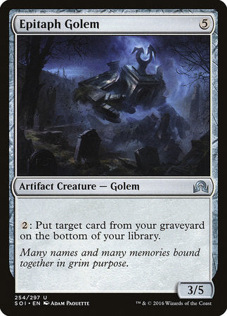 Epitaph Golem [Shadows over Innistrad] | Exor Games Truro