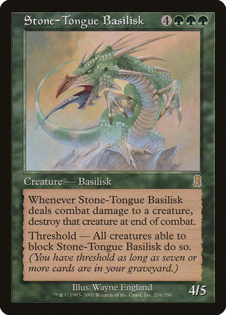 Stone-Tongue Basilisk [Odyssey] | Exor Games Truro