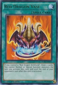 Red Dragon Vase [LC5D-EN077] Rare | Exor Games Truro