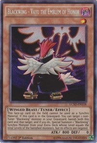 Blackwing - Vayu the Emblem of Honor [LC5D-EN118] Secret Rare | Exor Games Truro