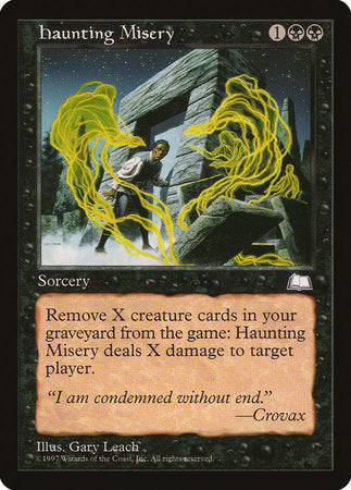 Haunting Misery [Weatherlight] | Exor Games Truro