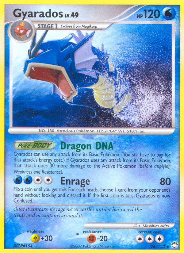 Gyarados (26/123) [Diamond & Pearl: Mysterious Treasures] | Exor Games Truro