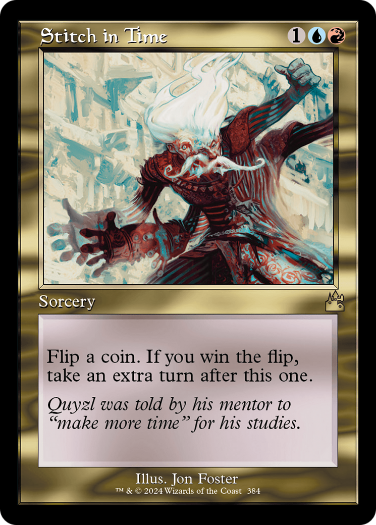 Stitch in Time (Retro Frame) [Ravnica Remastered] | Exor Games Truro