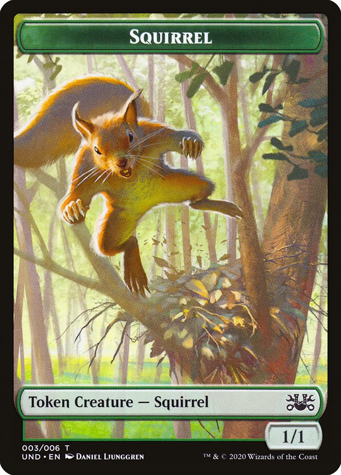 Beeble // Squirrel Double-sided Token [Unsanctioned Tokens] | Exor Games Truro