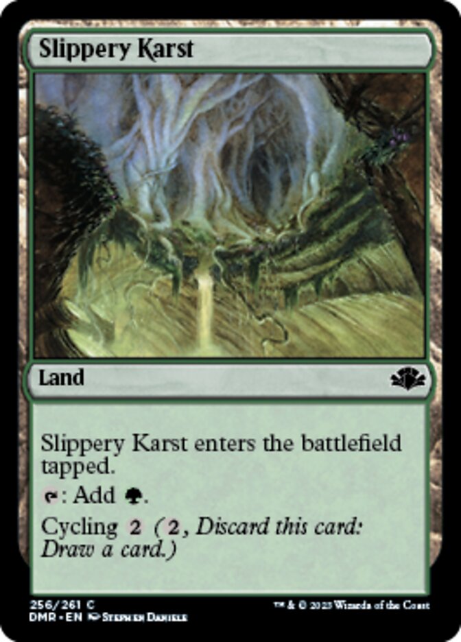 Slippery Karst [Dominaria Remastered] | Exor Games Truro