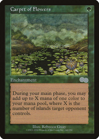 Carpet of Flowers [Urza's Saga] | Exor Games Truro