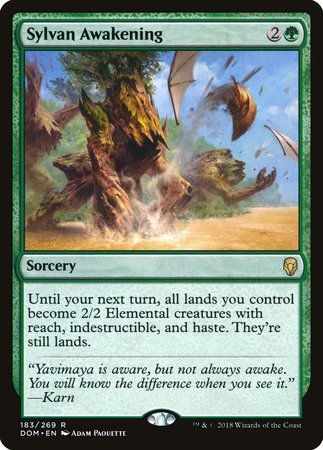 Sylvan Awakening [Dominaria] | Exor Games Truro