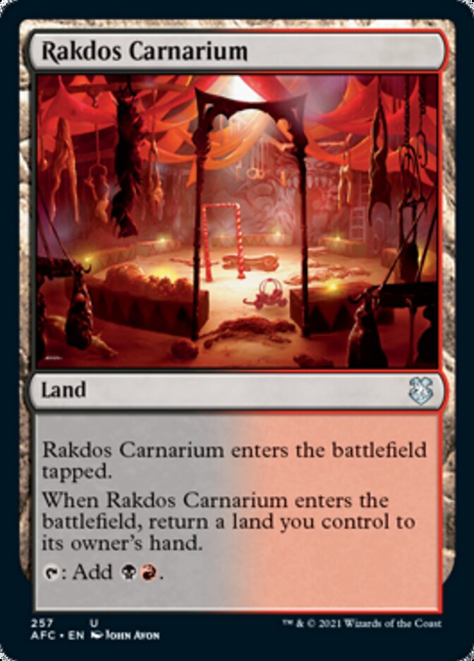 Rakdos Carnarium [Dungeons & Dragons: Adventures in the Forgotten Realms Commander] | Exor Games Truro