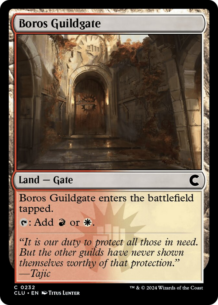 Boros Guildgate [Ravnica: Clue Edition] | Exor Games Truro