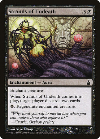 Strands of Undeath [Ravnica: City of Guilds] | Exor Games Truro