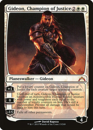 Gideon, Champion of Justice [Gatecrash] | Exor Games Truro