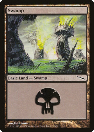 Swamp (298) [Mirrodin] | Exor Games Truro