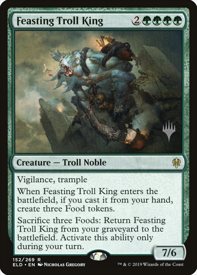 Feasting Troll King (Promo Pack) [Throne of Eldraine Promos] | Exor Games Truro