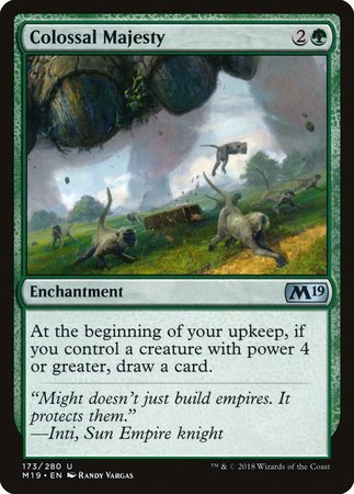 Colossal Majesty [Core Set 2019] | Exor Games Truro