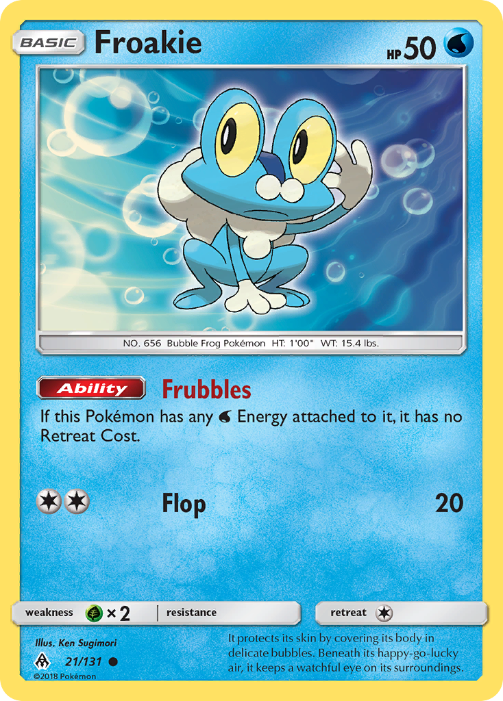 Froakie (21/131) [Sun & Moon: Forbidden Light] | Exor Games Truro