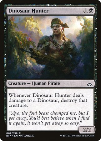 Dinosaur Hunter [Rivals of Ixalan] | Exor Games Truro