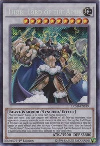 Thor, Lord of the Aesir [LC5D-EN189] Secret Rare | Exor Games Truro
